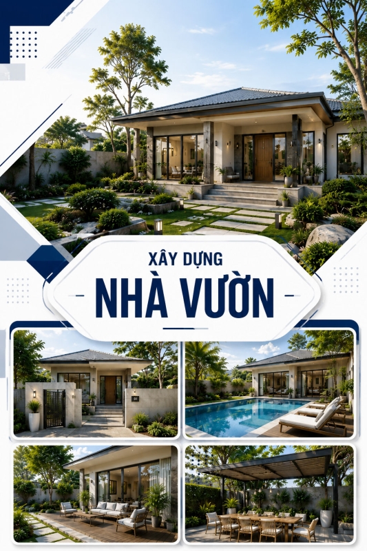 Xây nhà vườn