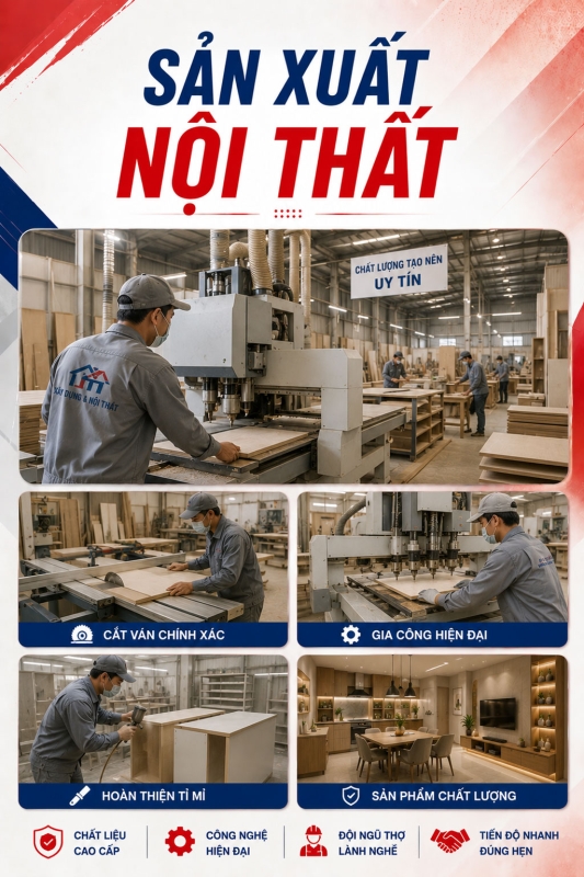 Sản xuất nội thất